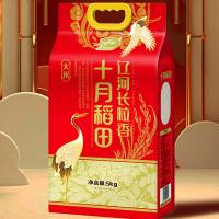 十月稻田（SHI YUE DAO TIAN） 辽河长粒香 大米 5kg(单位：袋) 真空包装