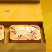 大益（TAETEA） 特级散 和君悦普洱茶熟茶礼盒 6g/袋 15袋/罐 2罐/盒 （单位：盒）