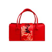 润虎 鸿运相伴 金骏眉武夷红茶双瓷罐礼盒 250g(单位：盒) 皮质礼袋