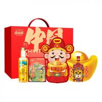 米妹妹（MIMEIMEI） 中国粒量福多多 米油组合礼包 2.3kg+248ml(单位：盒) 真空包装 财运稻富硒大米1kg+五常有机大米500g+财神送宝五常粥米800g+压榨葵花籽油248m1