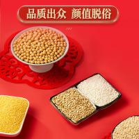 十月稻田（SHI YUE DAO TIAN） 福到运到 杂粮组合 3.2kg 红色（单位：盒）400g*8 配料：黄豆、荞麦米、血糯米、糙米、小麦仁、糯米、燕麦米、黄小米