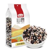 燕之坊 五黑八宝粥 1kg（圆糯米黑米血糯米黑芸豆黑玉米渣黑皮花生仁西米高粱米小麦仁芡实米黑麦仁）真空包装 （单位：袋）新老包装随机发货