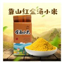 靠山红 金汤小米 小米 真空包装1000g 黄色（单位：袋）