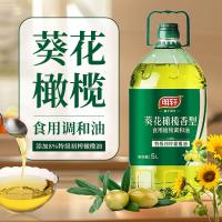 明轩 葵花橄榄食用植物调和油 非转基因 一级 5L (单位:桶)