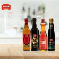 长康 调味品 湘香哒 四季发财礼盒 陈醋500ml 料酒500ml 纯芝麻油360ml 蒸鱼鼓油410ml (单位:盒)