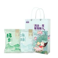 米妹妹（MIMEIMEI） 一级 清凉一夏解暑粮方500G 东北绿豆300g/包 优选冰糖200g/包 袋装 (单位:袋)