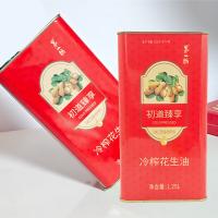 第一坊 初道臻享 冷榨花生油2500ml套装 1.25L*2（单位：套）