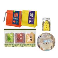 田知府 清凉贩卖机 夏日礼盒 乌梅山楂茶90g+苹果黄芪茶96g+胎菊50g+小银耳70g+绿豆480g+红豆480g(单位：盒)