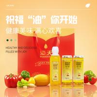 海天 HT-H302 花生油 468ml尖叫壶+468ml*2易拉罐 金色（单位：盒）