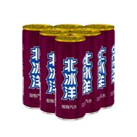 北冰洋 酸梅汁口味 果汁汽水 330ml*6罐（单位：件）