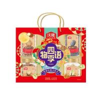 沃隆 四季坚果臻礼 罐装 坚果礼盒 开心果150gx1、夏威夷果160gx1、巴旦木150gx1、黑加仑葡萄干330gx1、鱼皮花生210gx1、提子干330gx1 6盒/箱 (单位:盒)