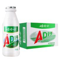 娃哈哈 含乳饮料 AD 钙奶 220ML*24瓶 24瓶/箱 (单位:箱) 绿白色