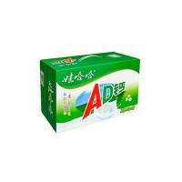 娃哈哈 含乳饮料 AD 钙奶 220ML*24瓶 24瓶/箱 (单位:箱) 绿白色