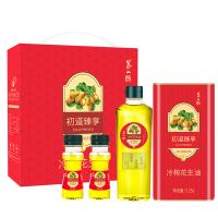 第一坊 初道臻享 冷榨花生油 1825ml套装（1.25L+455ml+60ml*2)（单位:套）新老包装随机发货