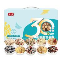 燕之坊 30日五谷杂粮粥 杂粮 100g*30袋 天蓝色（单位：盒）配料：八宝粥、绿豆百合粥、五黑八谷粥、红薯百合金米粥、香米粥、红莲百合粥