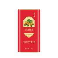 第一坊 初道臻享 冷榨花生油 1.25L （单位：瓶）
