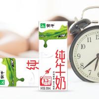 蒙牛 纯牛奶 全脂灭菌 礼盒装 200ml*24盒 (单位:箱)