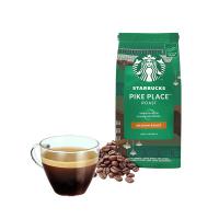 星巴克（STARBUCKS） 派克市场 精品烘焙咖啡豆 中烘黑咖啡 200g(单位：袋)
