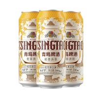 青岛啤酒（TSINGTAO） 桂花味 白啤 500ml/听 12听/箱(单位：盒)