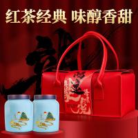 润虎 鸿运相伴正山小种 武夷红茶礼盒装 250g 125g/罐 2罐/盒 （单位：盒）
