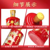 五粮液 富贵吉祥 52度浓香型纯粮食白酒 500ml/瓶 2瓶/组 （单位：组）