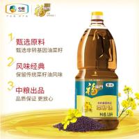 福临门 纯正菜籽油 非转基因 物理压榨 1.8L (单位:桶)