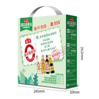海天 致美味 0添加 礼盒 生抽500ml 蚝油545g 料酒450ml 米醋450ml (单位:盒)
