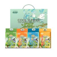 米妹妹（MIMEIMEI） 解暑粮方 杂粮礼盒 4kg 五常糙米1kg+五常有机粥米1kg+五常玉米碴1kg+东北绿豆1kg（单位：盒）