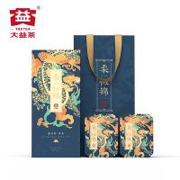 大益（TAETEA） 柔似锦普洱茶熟茶礼盒 6g/小袋 15袋/罐 2罐/盒 （单位：盒）