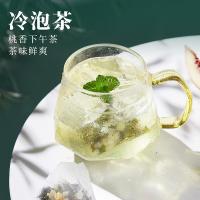 忆江南 清爽袋泡茶 蜜桃乌龙茶 60g (单位:盒) 绿色