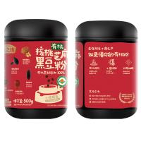 燕之坊 有机核桃芝麻黑豆粉 代餐粉 500g (单位:罐)