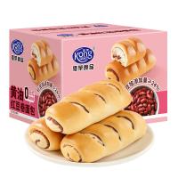 港荣（Kong WENG） 黄油红豆卷面包 糕点 450g （单位:箱）