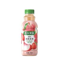 农夫山泉 农夫果园 30%混合果汁饮料 桃子苹果芭乐草莓树莓 450ml*15瓶（单位：箱）