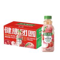 农夫山泉 农夫果园 30%混合果汁饮料 桃子苹果芭乐草莓树莓 450ml*15瓶（单位：箱）