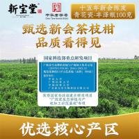新宝堂 15年 新会陈皮 青花瓷丰泽瓶 100g(单位：盒)