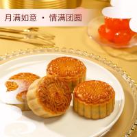 咀香园 莲年有礼 月饼 620g(单位：罐) 纯白莲蓉蛋黄月饼120g*1+六黑夹心月饼80g*2+减糖纯白莲蓉蛋黄月饼80g*2+低糖翡翠莲蓉月饼60g*3