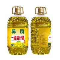 昊贡 一级菜籽油 非转基因 物理压榨 5L (单位:桶)