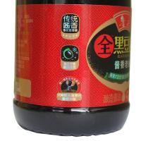 鲁花 全黑豆酱油 酱香老抽 1L (单位:瓶) 黑色