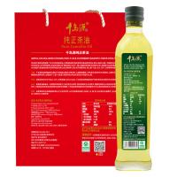 千岛源 千岛源纯正茶油礼盒500ml*2 茶籽油 500ml*2 (单位:盒)