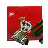 艳百年 礼盒装 三味八粽 紫红米粽子 1kg (单位:盒) 紫红米豆沙粽125g*4个 紫红米蜜豆粽125g*2个 紫红米板栗粽125g*2个