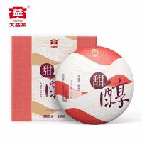 大益（TAETEA） 甜醇紧压茶礼盒 普洱熟茶 饼茶 300g/饼 (单位:盒)