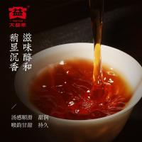 大益（TAETEA） 甜醇紧压茶礼盒 普洱熟茶 饼茶 300g/饼 (单位:盒)
