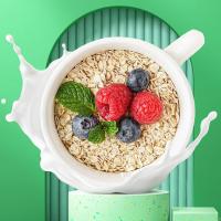 阴山优麦（YIN SHAN OATS） 有机纯燕麦片 即食 营养早餐 1000g (单位:桶)