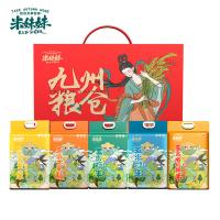米妹妹 九州粮仓五福大礼包 杂粮组合 5kg (单位:盒) 五常玉米碴1kg、五常糯米1kg、五常有机粥米1kg、内蒙古黄小米1kg、五常糙米1kg