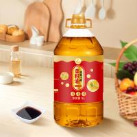 仙餐 非转基因 一级压榨 锦云田双低小榨菜籽油 5L 4桶/箱 (单位:桶)