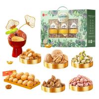 良品铺子 甄果锦礼 CS-N07 开心果180g紫衣腰果170g手剥小白杏核230g薄皮核桃110g多味花生255g新疆红枣146g (单位:箱)