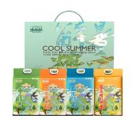 米妹妹（MIMEIMEI）解暑粮方四季安康大礼盒 4kg（糙米1kg+粥米1kg+玉米碴1kg+绿豆1kg）（单位：盒）大米杂粮真空包装