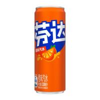 可口可乐 芬达 碳酸饮料 全塑包  330ml*24 （单位：组) 新老包装随机发货