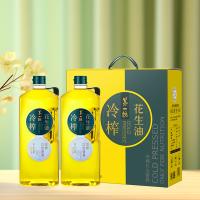 第一坊 花生油 冷榨工艺 1.8L*2 (单位:盒)