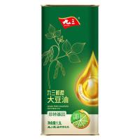 九三 非转基因 压榨工艺鲜榨大豆油（马口铁锁鲜包装） 1.5L (单位:桶)